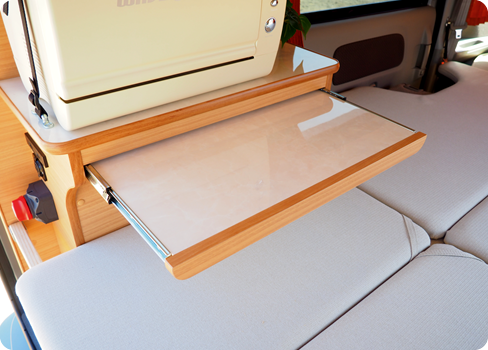 走行時リアシートモード